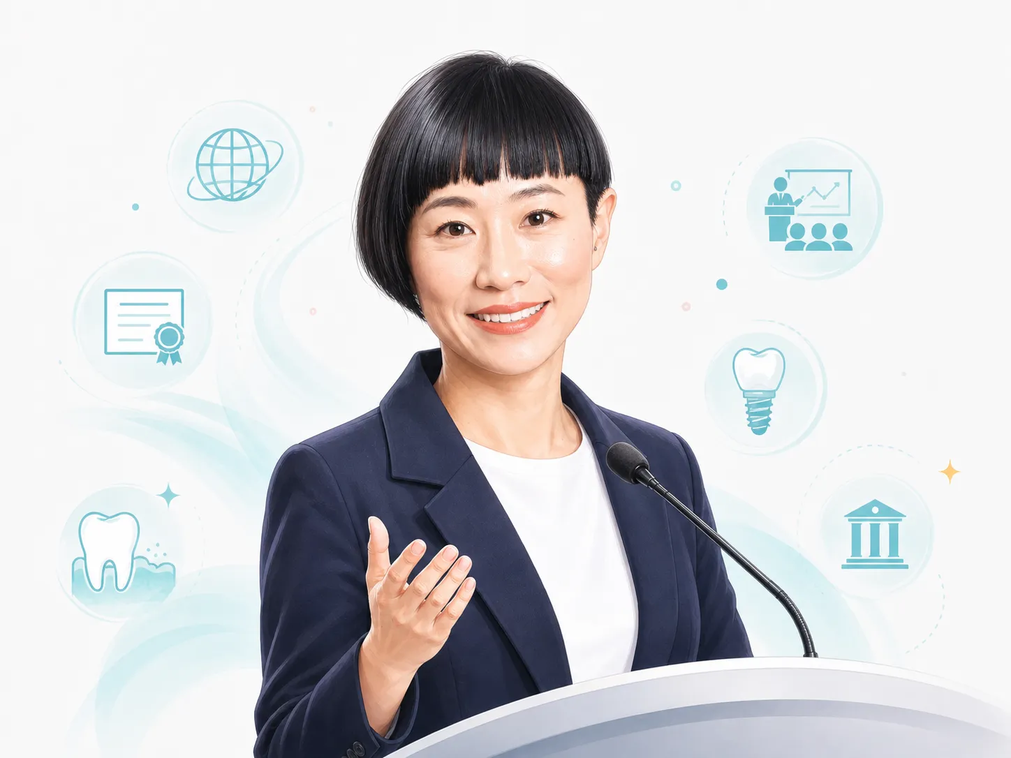 晋山直子 活躍イメージ